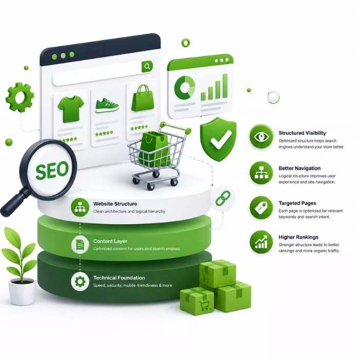 E-Commerce SEO Framework for Online Store Growth by Digi Global Services