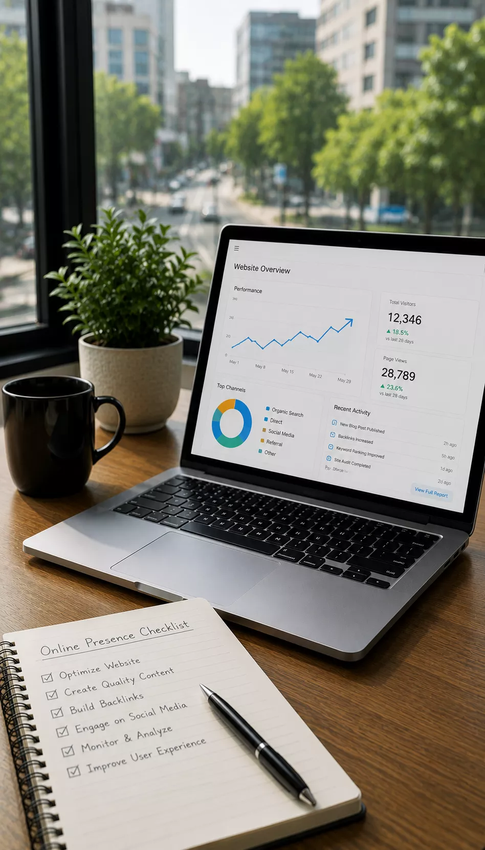 SEO strategy review and search performance consultation