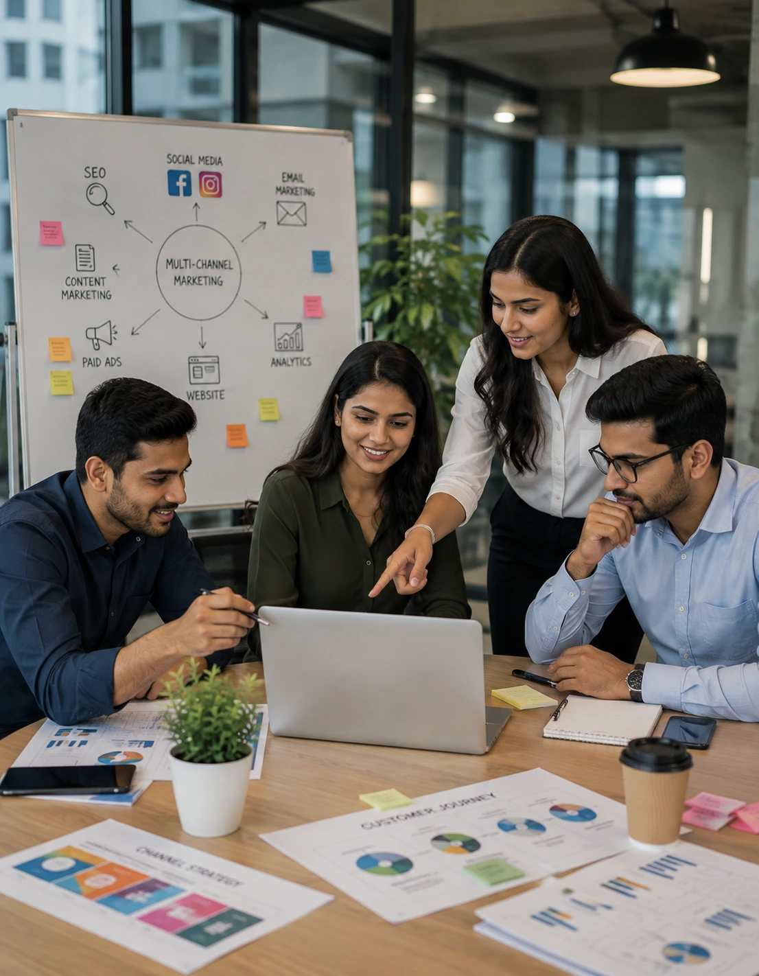 Multi-channel digital marketing strategy