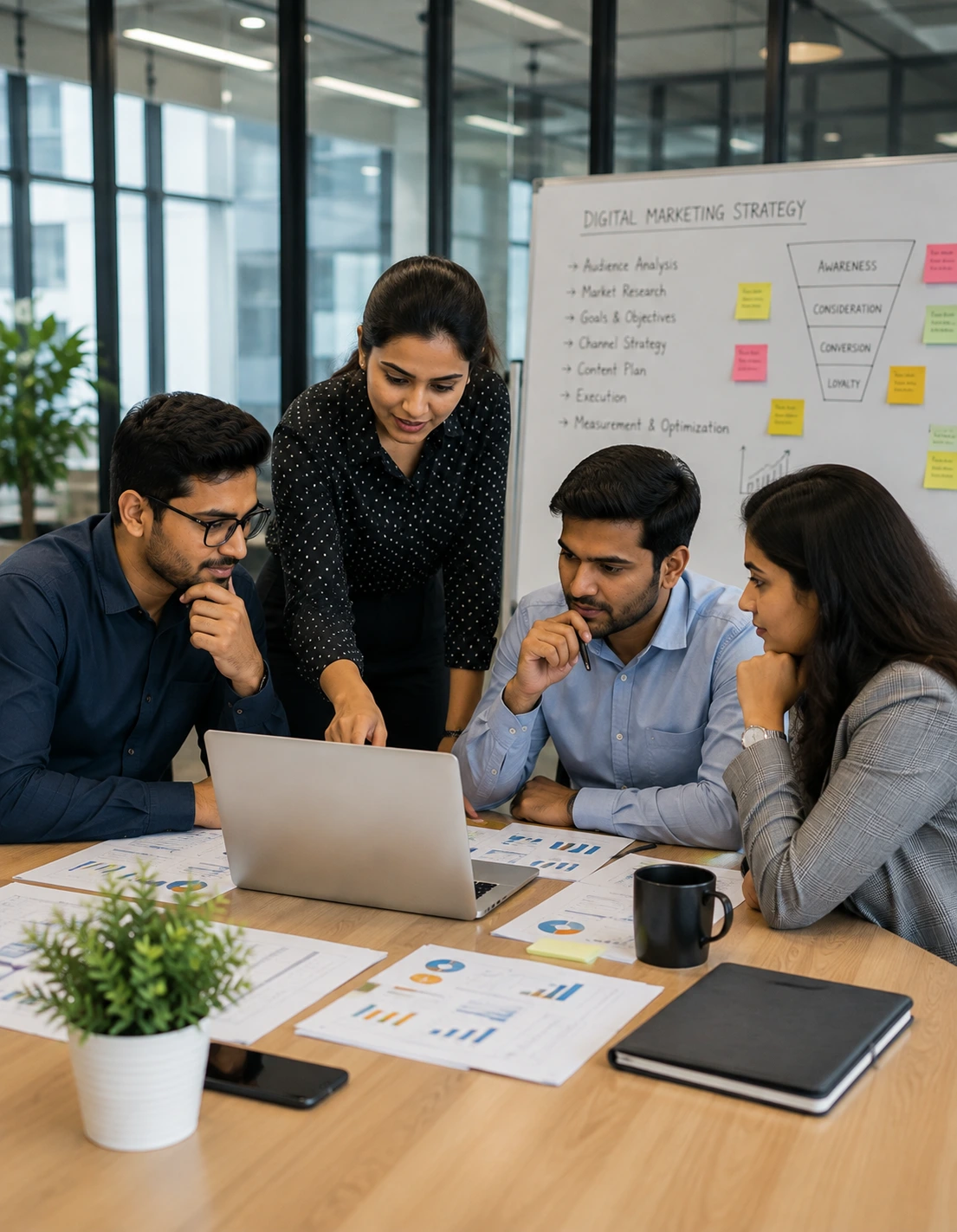 Digital marketing strategy planning and analysis